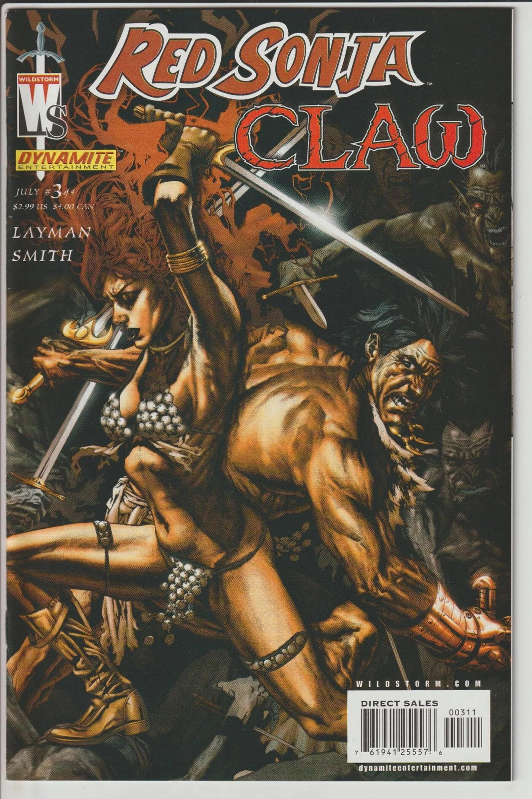 Red Sonja Claw Devils Hands #3