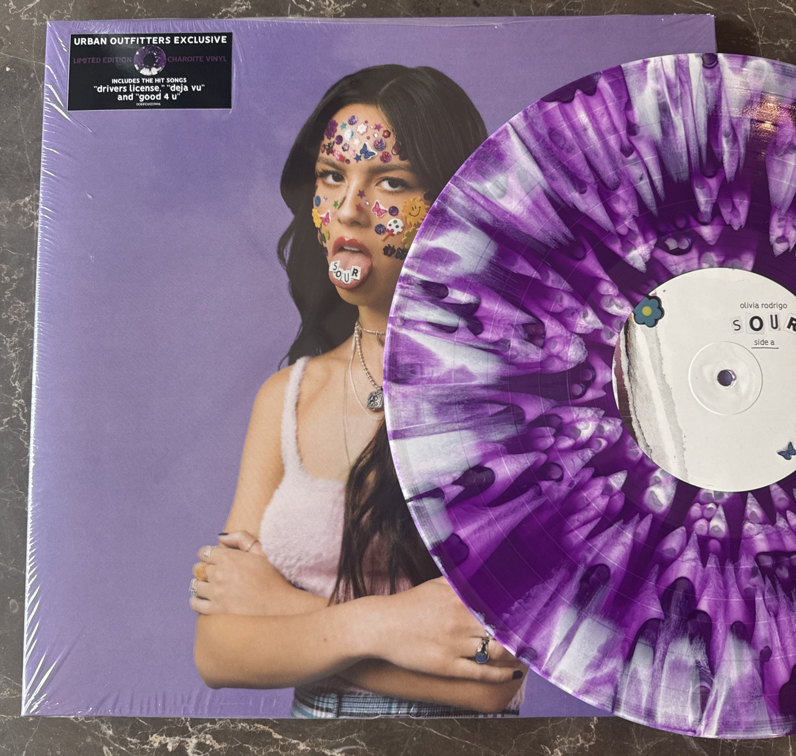 Olivia Rodrigo 'Sour' Urban Outfitters 2026 Charoite Vinyl LP xx/5000 ON HAND!!!