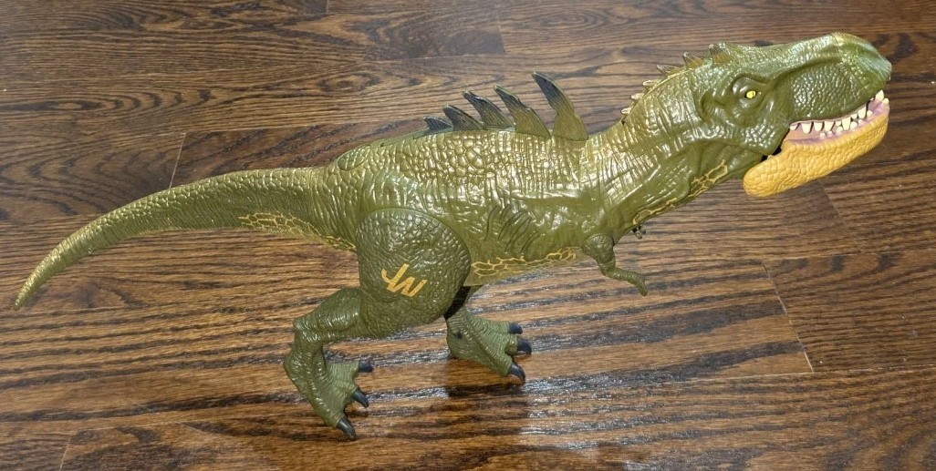 Jurassic World Tyrannosaurus REX 16" 2015 Dinosaur Hybrid FX Chomping & Sound VG
