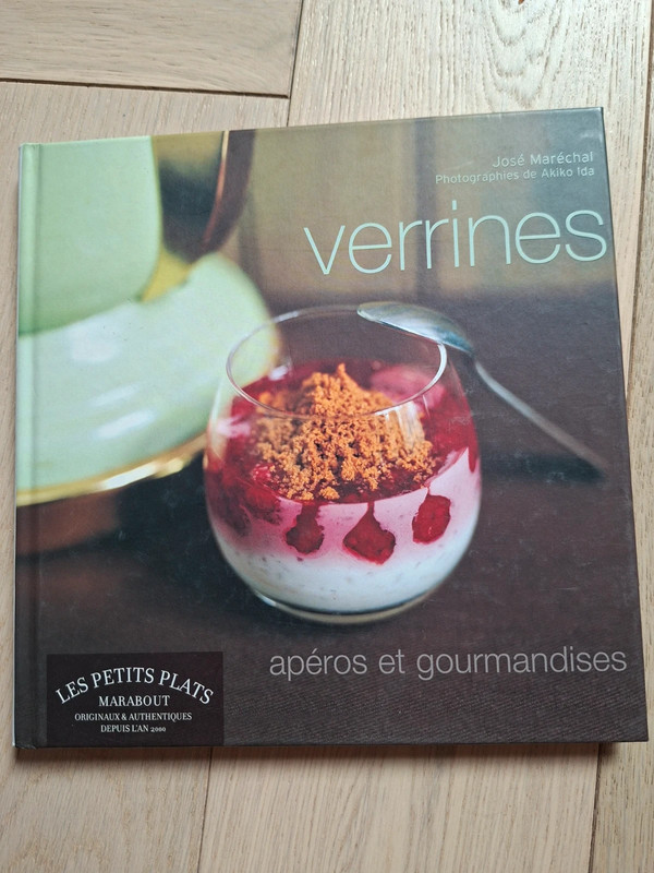 Livre recettes Verrines