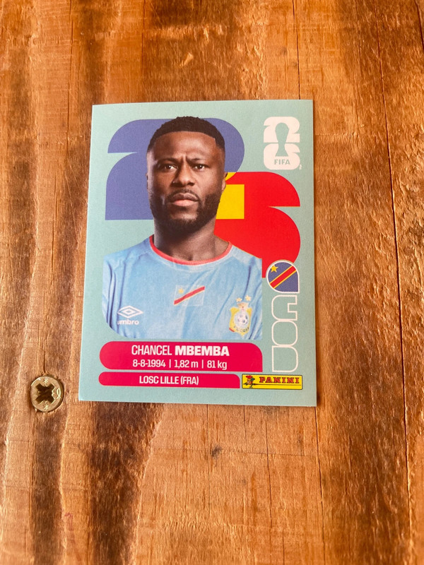 Carte panini coupe du monde 2026 COD6