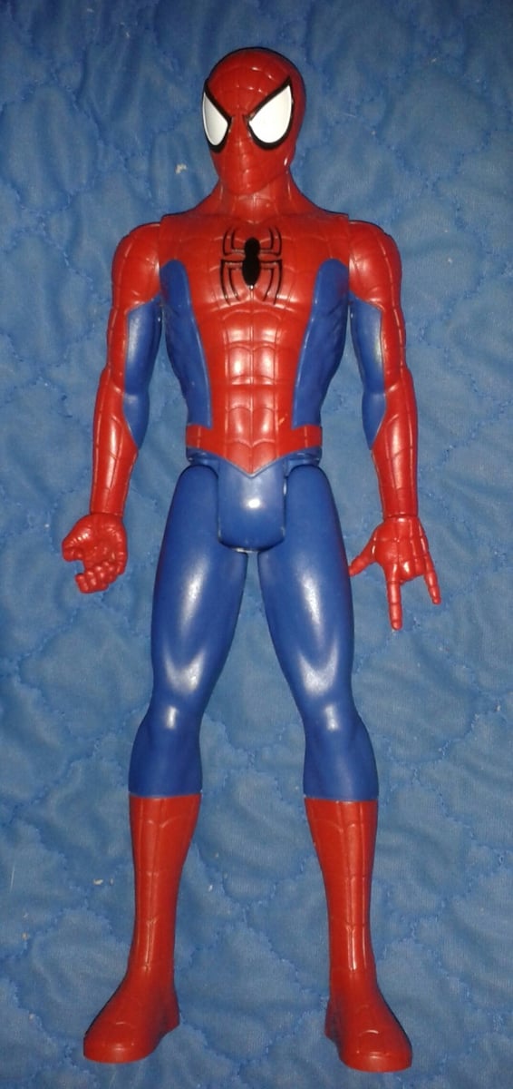 MV-1 * SPIDER-MAN (1 DULL BLUE) * 12"/30cm MARVEL SUPER HERO FIGURE COMBINED P&P
