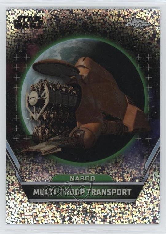 2024 Topps Chrome Star Wars Hyperspace Naboo 34/75 trasporto multitruppa 1h1d