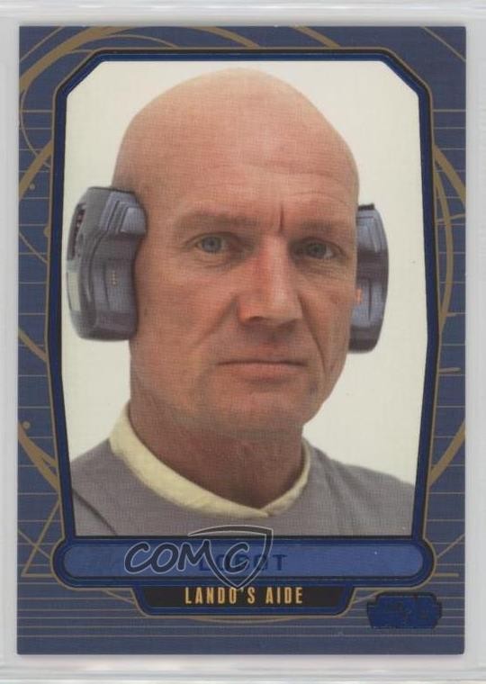2012 Topps Star Wars Galactic Files Blu 223/350 Lobot #132 2vh