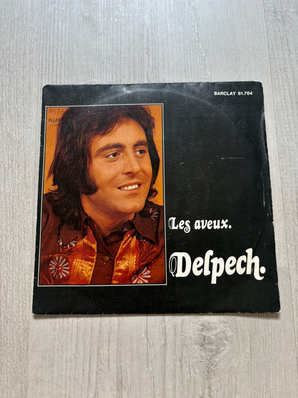 Vinyle 45 tours Michel Delpech Les aveux