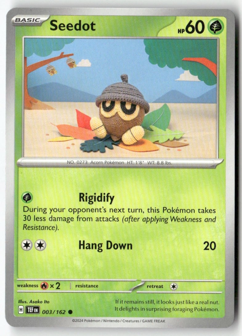 Seedot 003/162 Forze Temporali Pokemon Comune Asako Ito