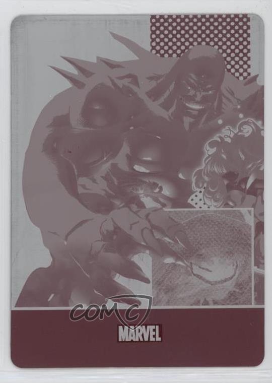 2012 Marvel Beginning Series 3 piastra di stampa magenta 1/1 Shadow King #480 i1f