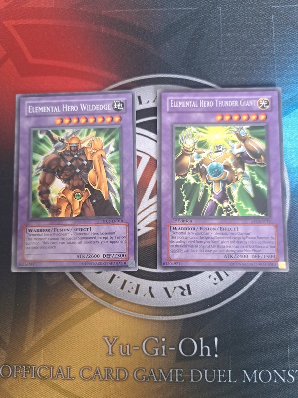 Elemental Hero Thunder Giant & Wildedge