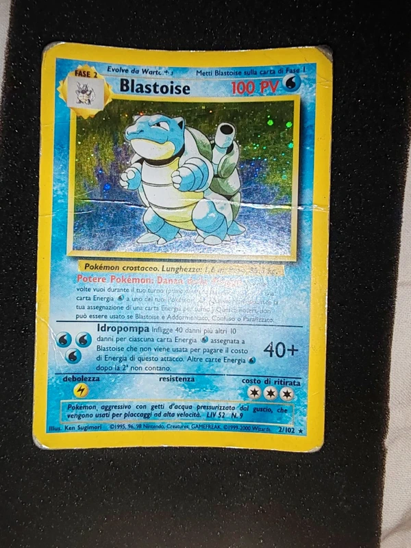 Blastoise set base holo ita