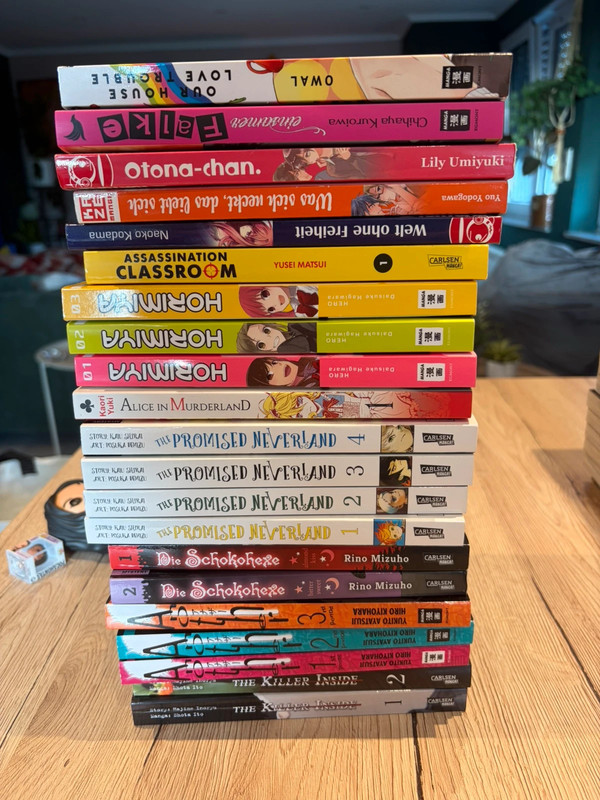 Verschiedene mangas