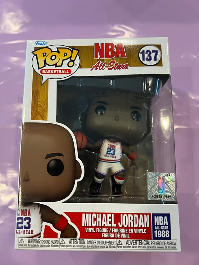 NEW FUNKO POP NBA ALL-STARS MICHAEL JORDAN 137 MINT CONDITION BOX!
