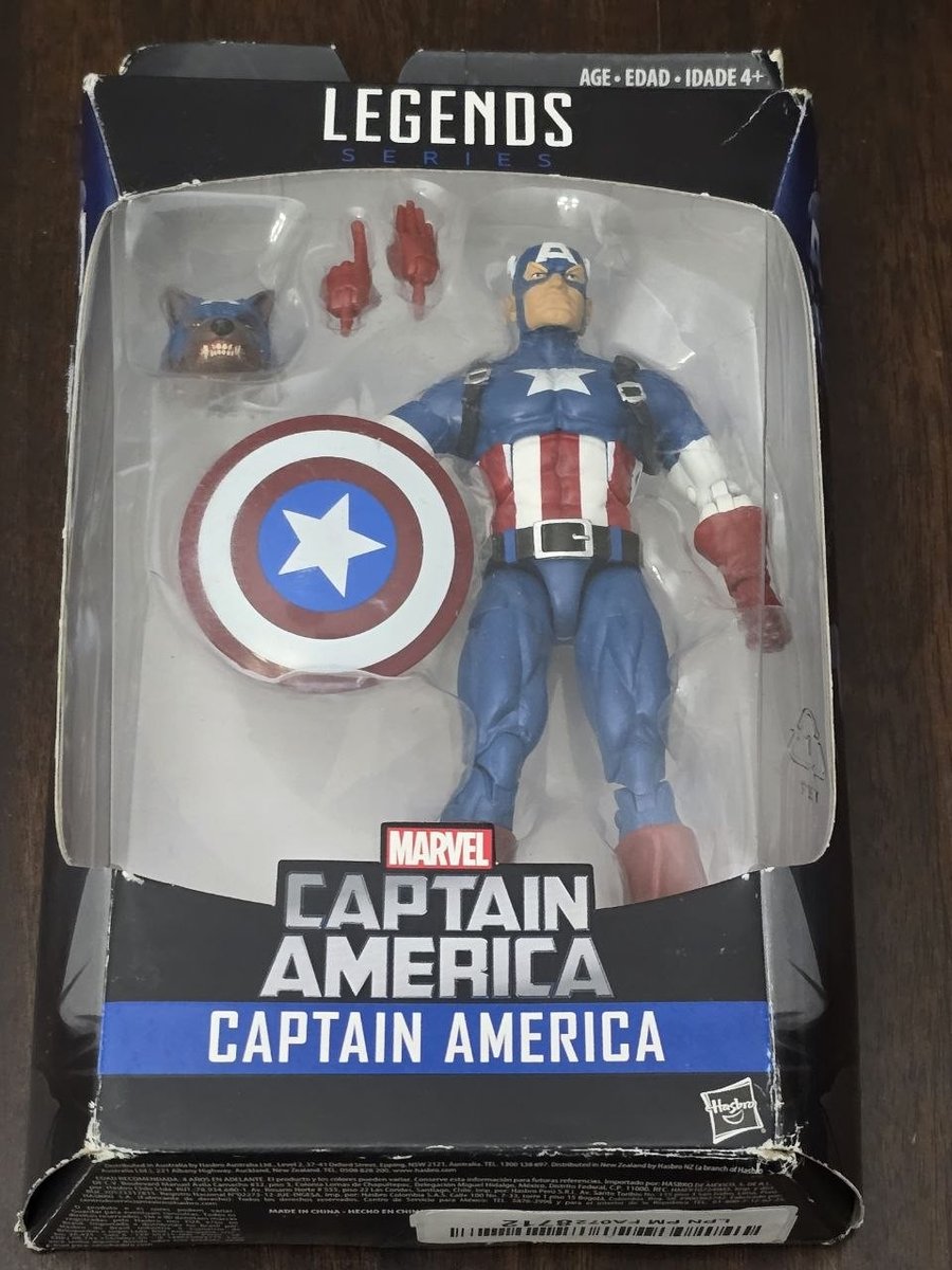 Marvel Legends Captain America Capwolf Teschio Rosso BAF Wave 2015 Hasbro 6" Nuovo