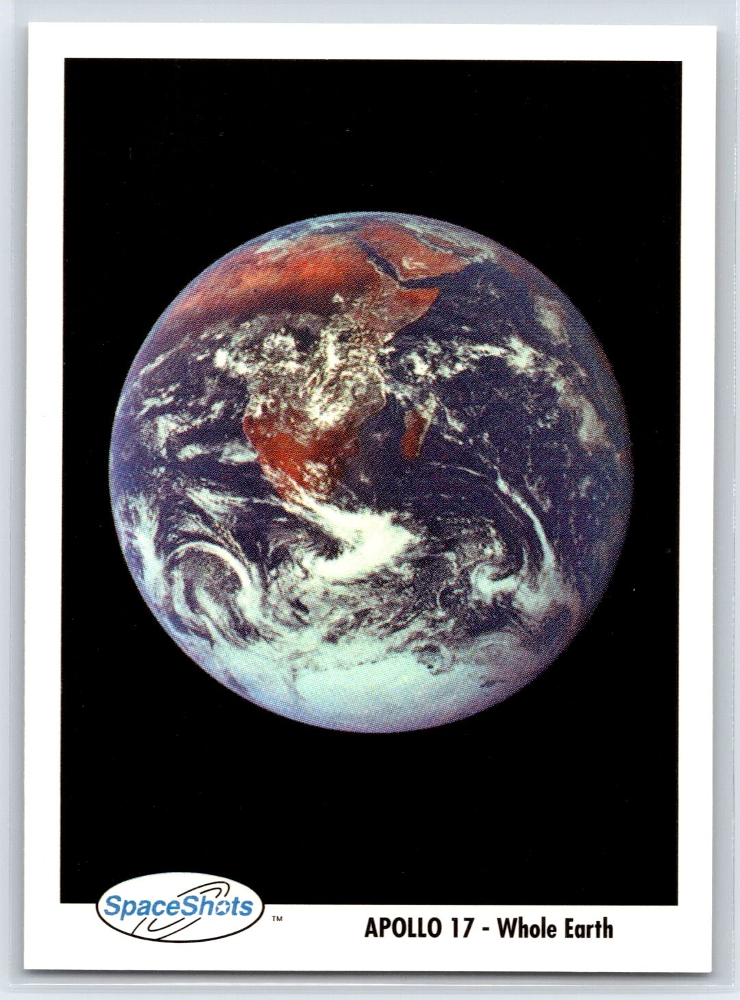 1990-92 Space Ventures Space Shots Apollo 17 - Tutta la Terra #0171