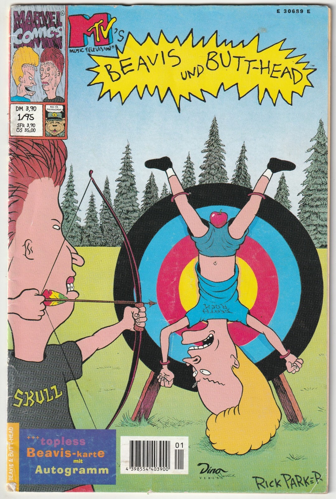 ✪ BEAVIS & BUTT-HEAD #1/1995 senza supplemento, Dino/Marvel Comics COMICHEFT Z2
