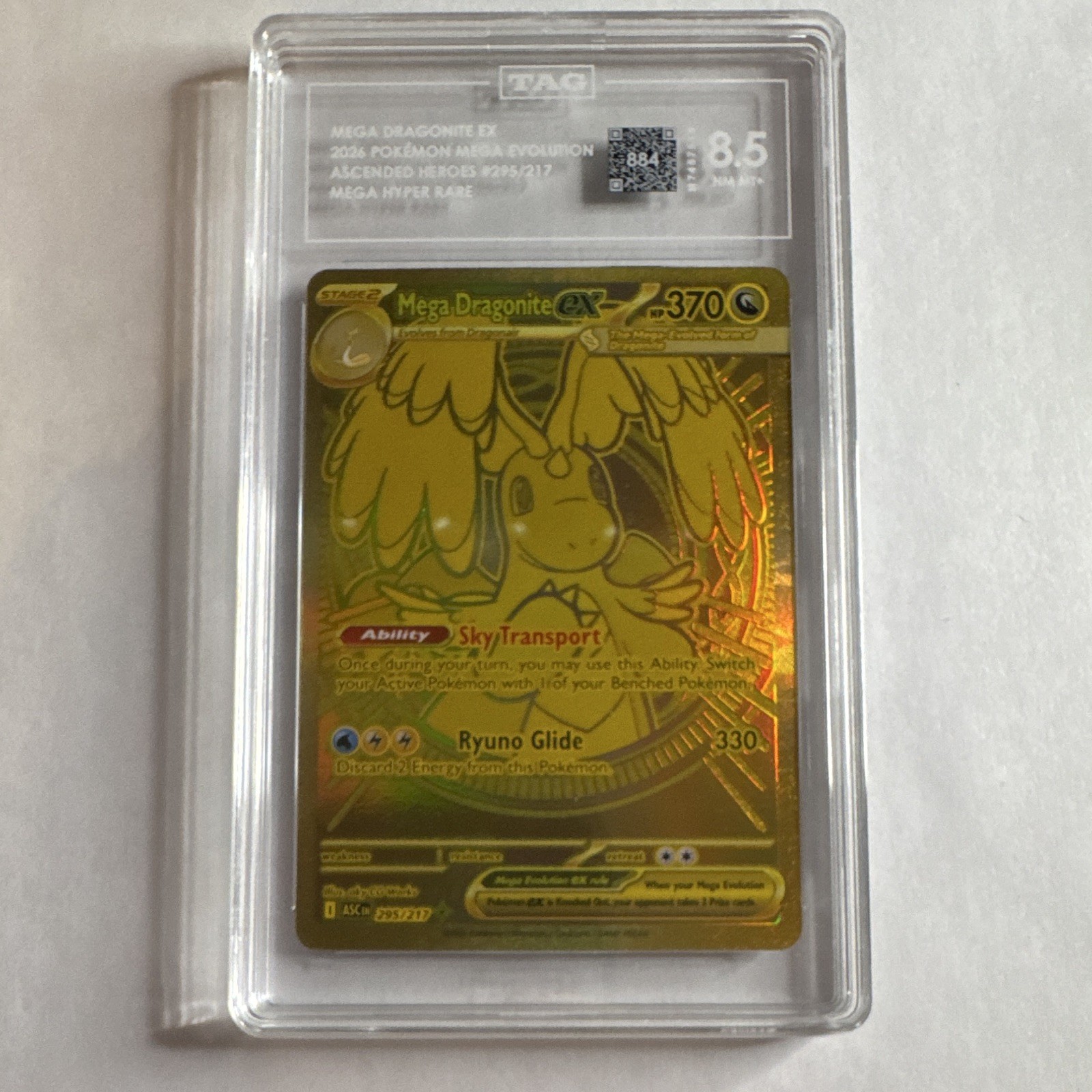 The Pokémon Company Mega Dragonite EX 295/217 Eroi Ascesi TAG 8.5