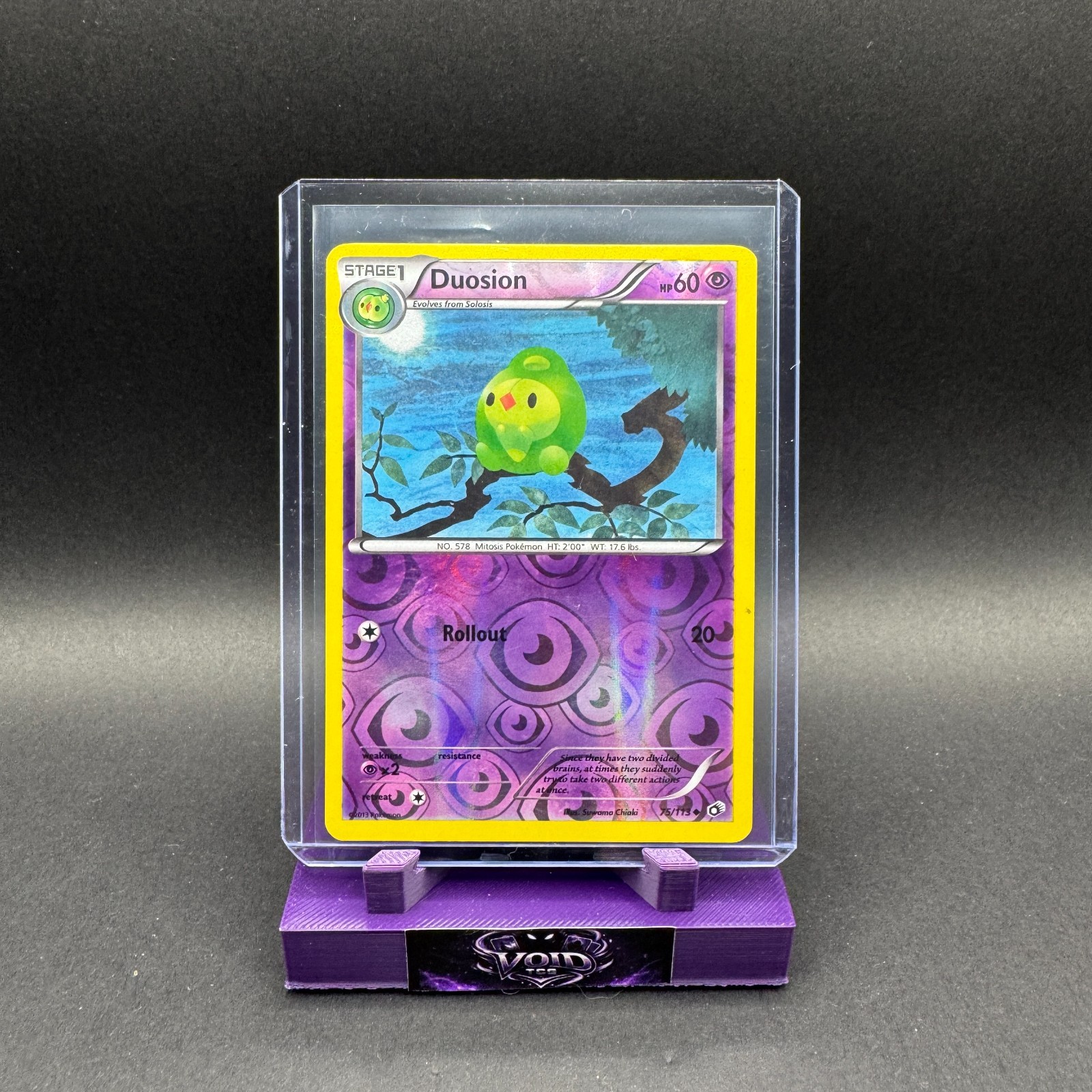 Duosion Pokemon B+W Tesori Leggendari 75/113 Reverse Holo Mid Era MP Chiaki