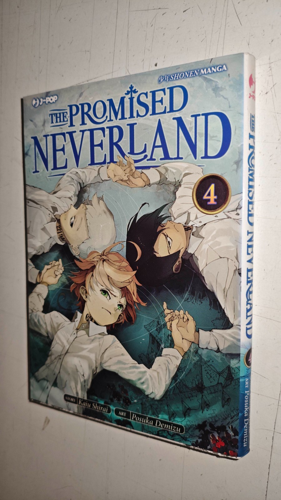 THE PROMISED NEVERLAND #  4 - KAIU SHIRAI-POSUKA DEMIZU - JPOP MANGA - MNX2