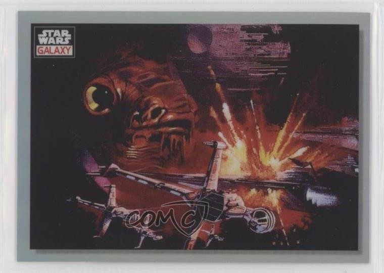 2023 Topps Chrome Star Wars Galaxy Admiral Ackbar From the Eyes of #28 13a8