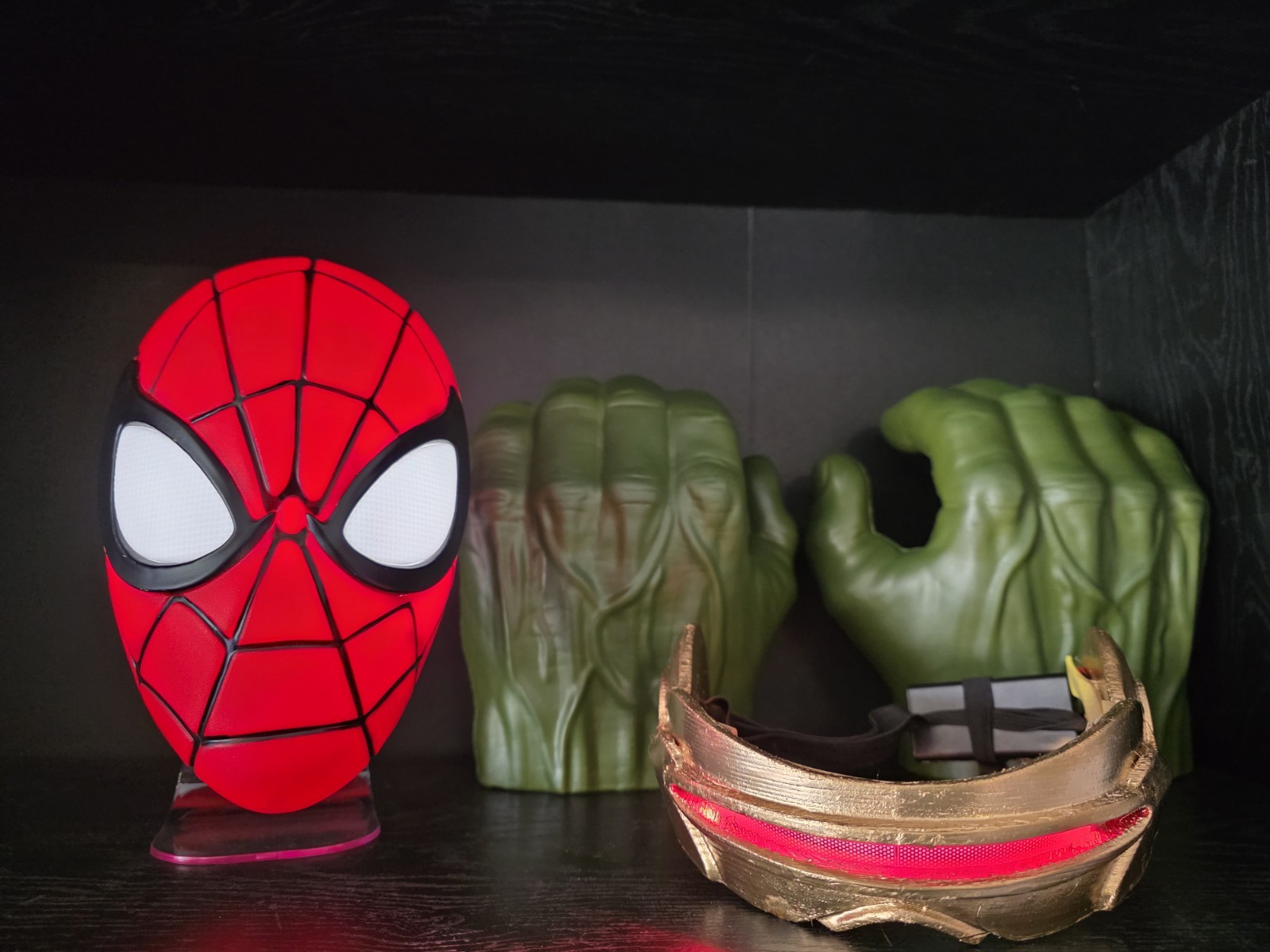 Lotto Mani Hulk Marvel Legends Spiderman Testa Ciclope 1:1 Replica Personalizzate Resina🔥