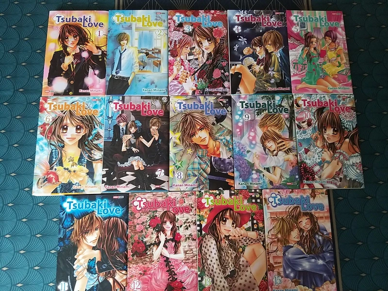 Manga - Tsubaki Love - tomes 1 à 13 + 15 - Kanan Minami édition panini manga