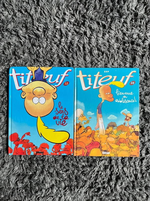 Bandes dessinées titeuf 12 et 14