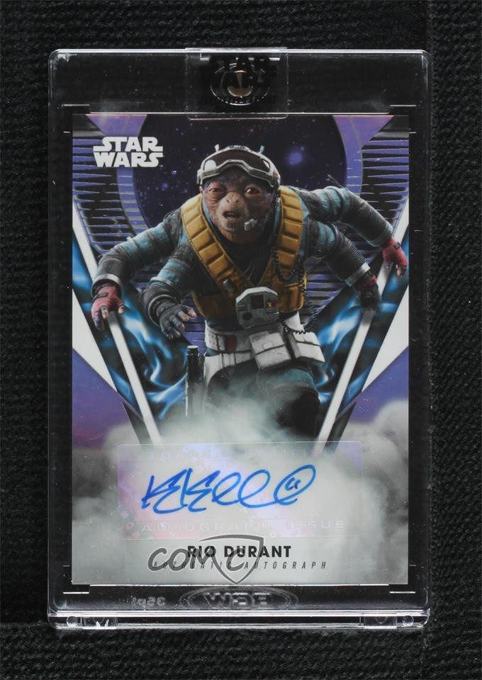 2023 Topps Star Wars Signature Series Katy Kartwheel come Rio Durant Auto 08k5
