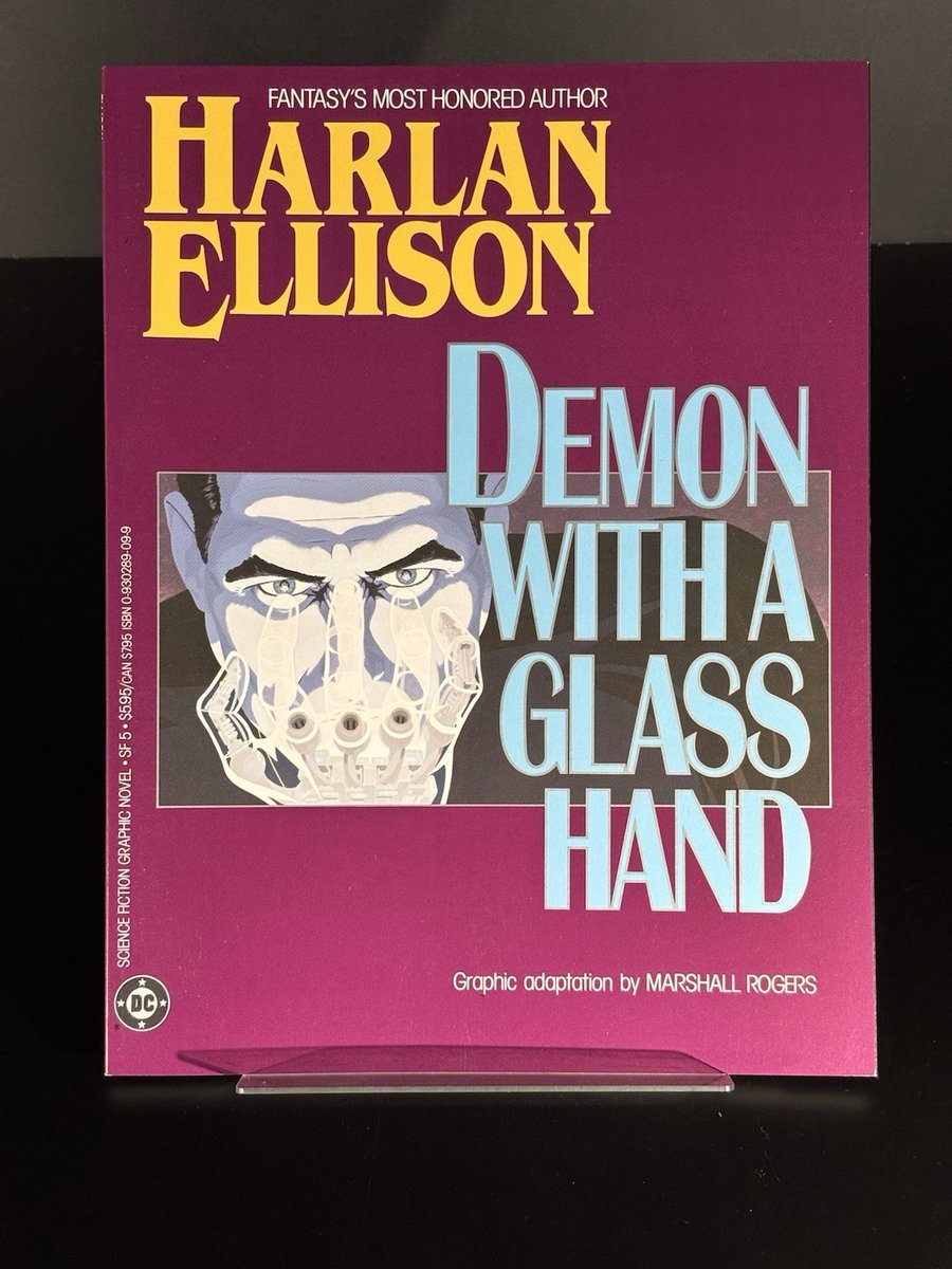 Demone con mano di vetro prima stampa di Harlan Ellison del 1986 DC NM ~24 foto