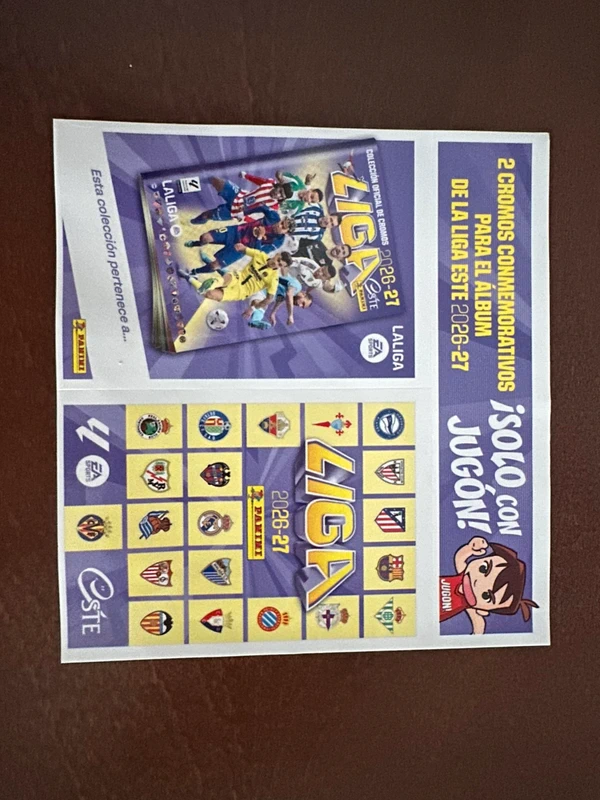 Comos conmemorativos Liga Este 2026/27
