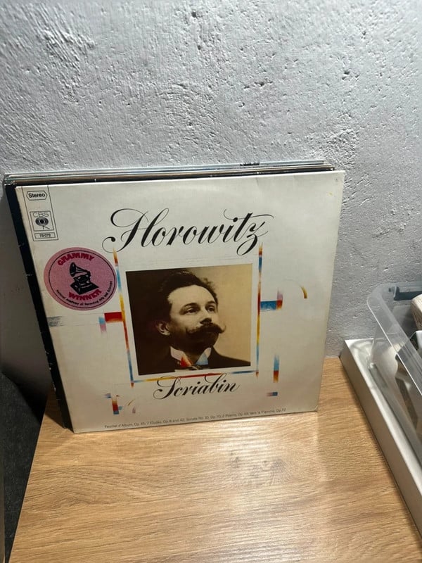 Horowitz spielt Scriabin LP Vinyl CBS Klassik Klavier Schallplatte Stereo