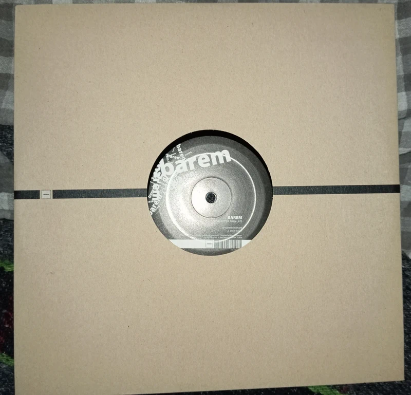 Vinile Barem – Never Better Than Late (12" EP Minimal Techno - Minus M59)