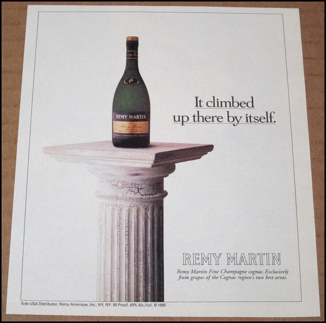 1995 Remy Martin French Cognac Print Ad Clipping Advertisement 4.75"x5.5" VTG