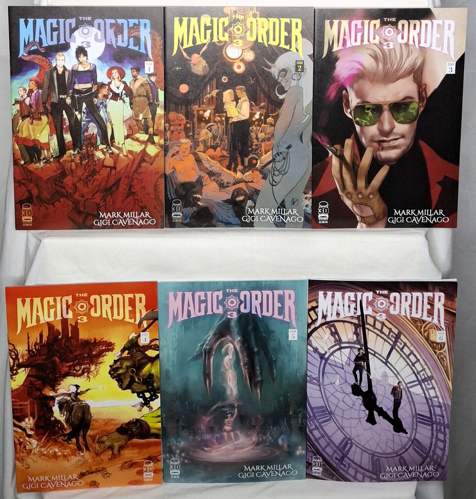 The MAGIC ORDER 3 #1 - 6 | Variante Copertina C Set | Millarworld | Image Comics