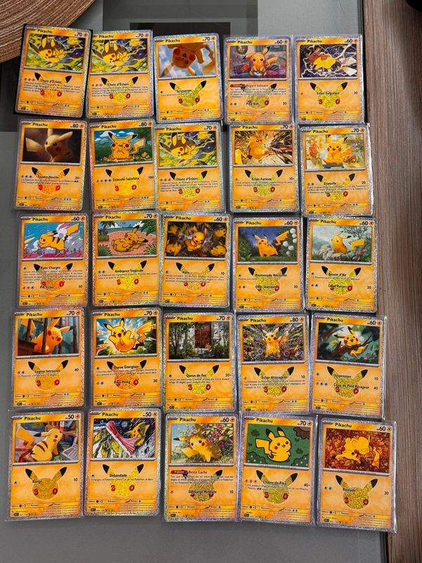 Pikachu 4, 10, 20, 22 28 et 29