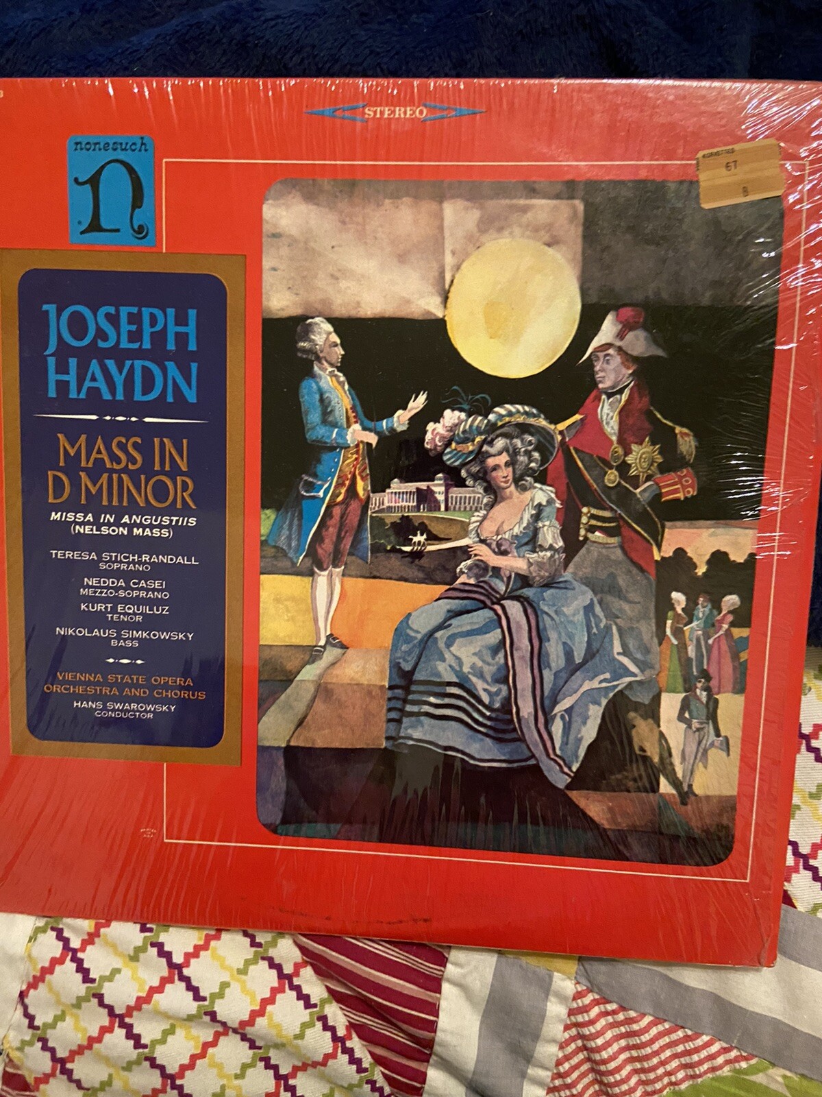 JOSEPH HAYDN MASS IN D MINOR Vienna State Opera and Chorus  33rpm LP Rare