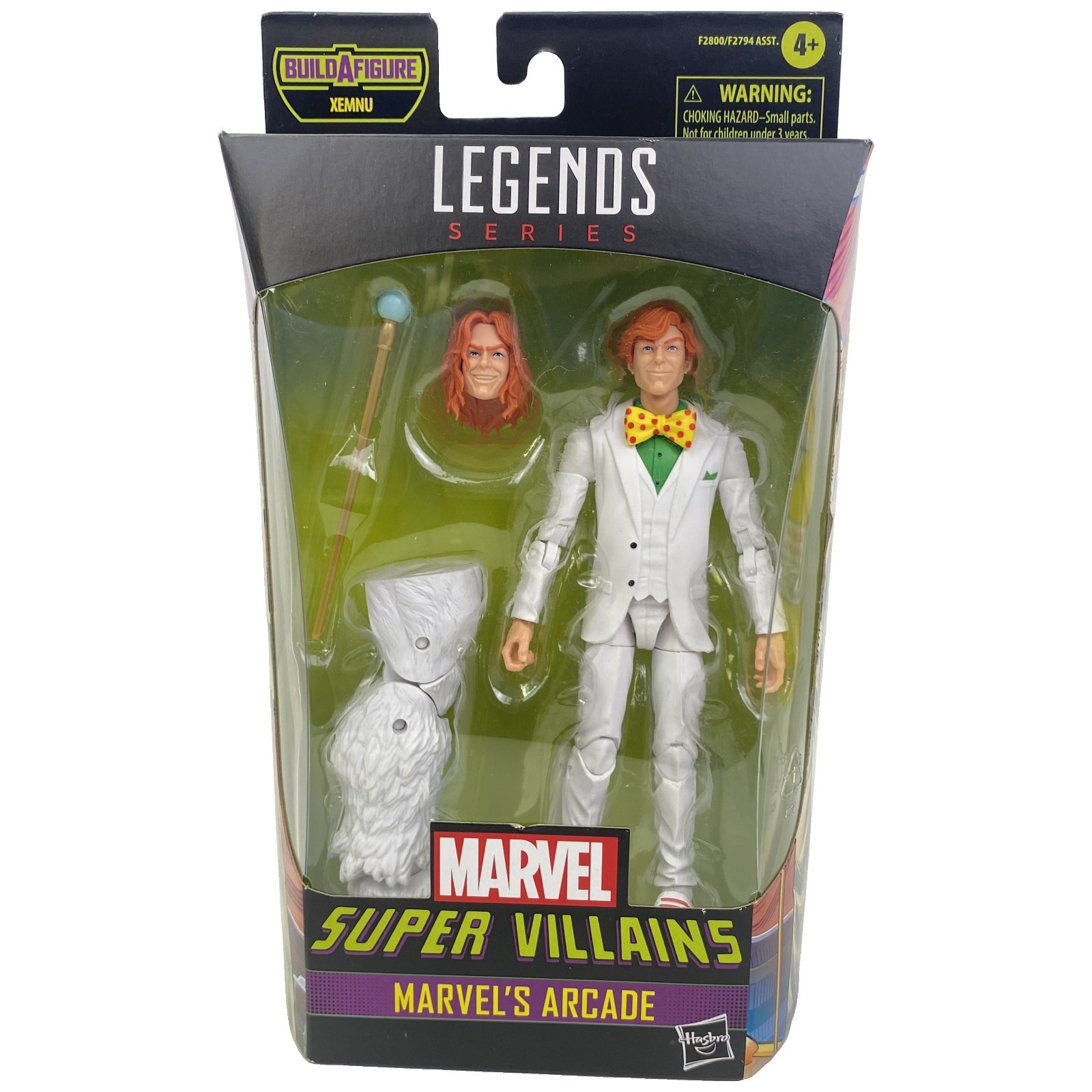 Marvel Legends Super Villains Arcade 6" Action Figure 2021 Hasbro Sigillato Nuovo