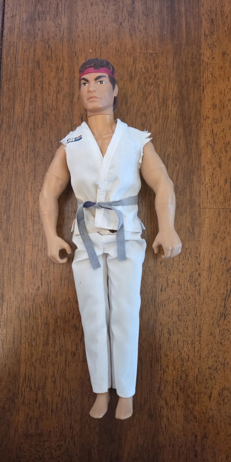 Vintage G.I. Joe Action Figure Street Fighter 2 RYU Doll 1992 Hasbro 12” Loose