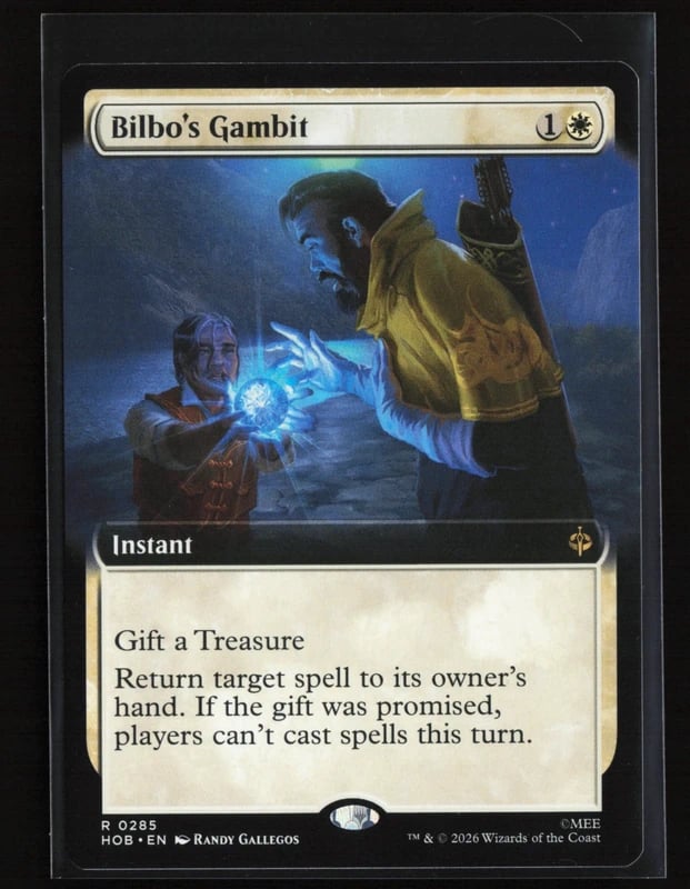 MTG Bilbo's Gambit (Extended Art) - HOB - NM Condition