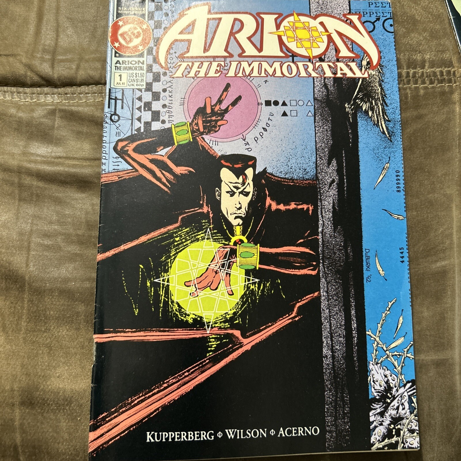 Lotto fumetti Arion The Immortal #1-4 DC 1992 Kupperberg, Wilson, Acerno