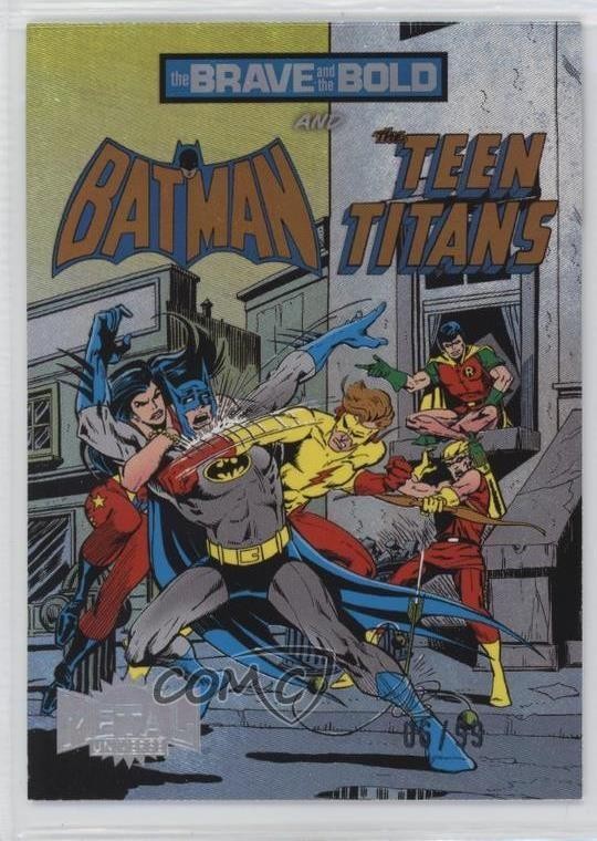 2025 Skybox Metal Universe Batman Il Coraggioso e Audace 6/99 #BB-6 0um7