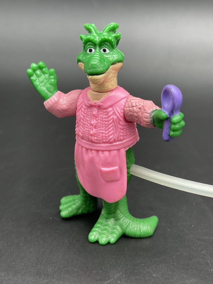 Statuina giocattolo mamma show tv dinosauri vintage non la mamma McDonald's