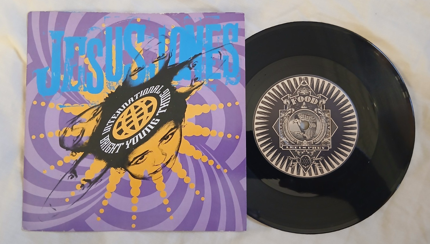 JESUS JONES International Bright Young Thing UK Food 7" single record vinyl