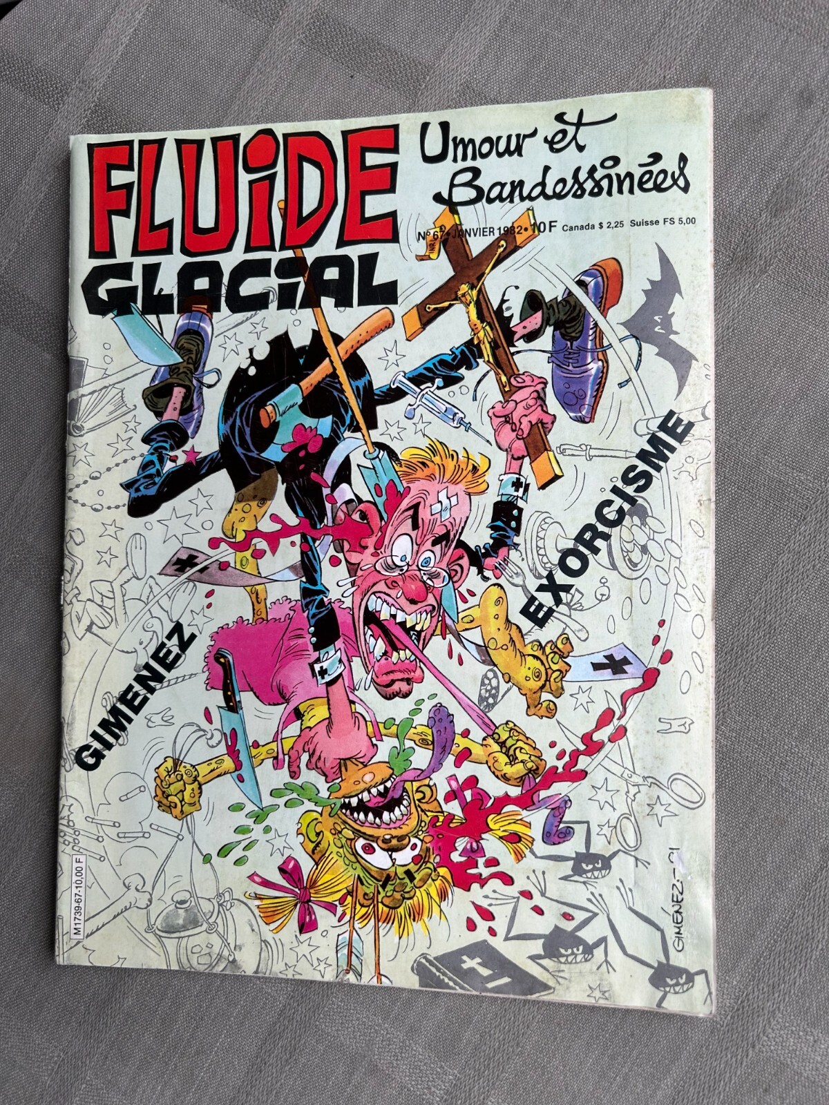 FLUIDE GLACIAL N°67 JANVIER 1982 EN TRÈS BON ÉTAT