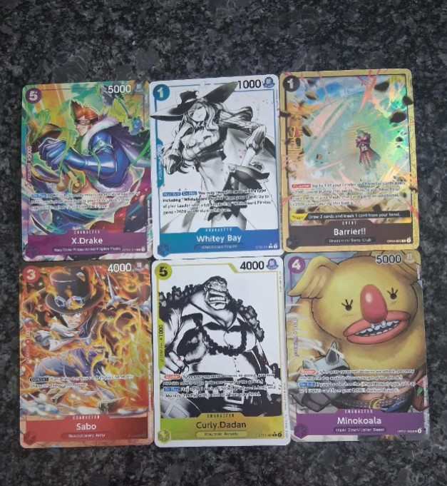 One Piece TCG Event and promo foil lot