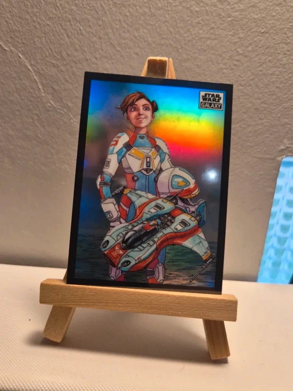 Topps Star Wars Galaxy 2022 refractor - Tora Doza