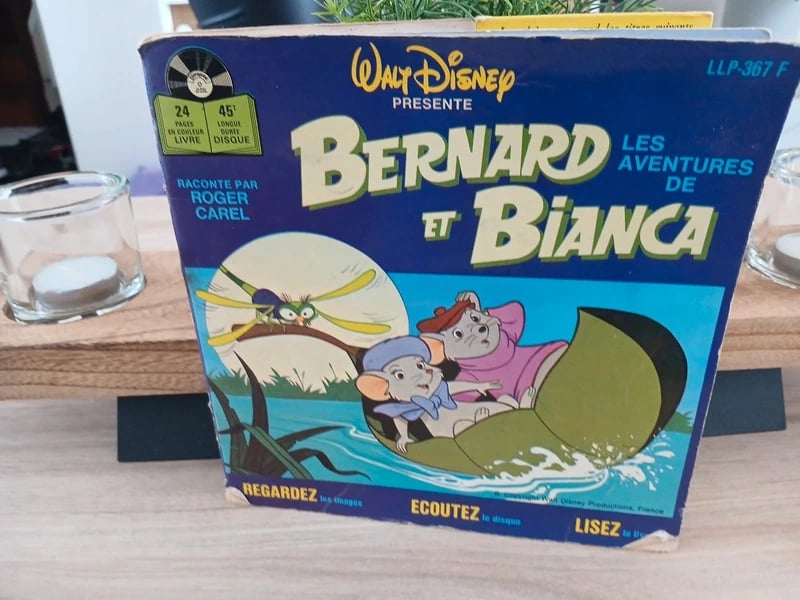 Livre disque Bernard & Bianca.Zz