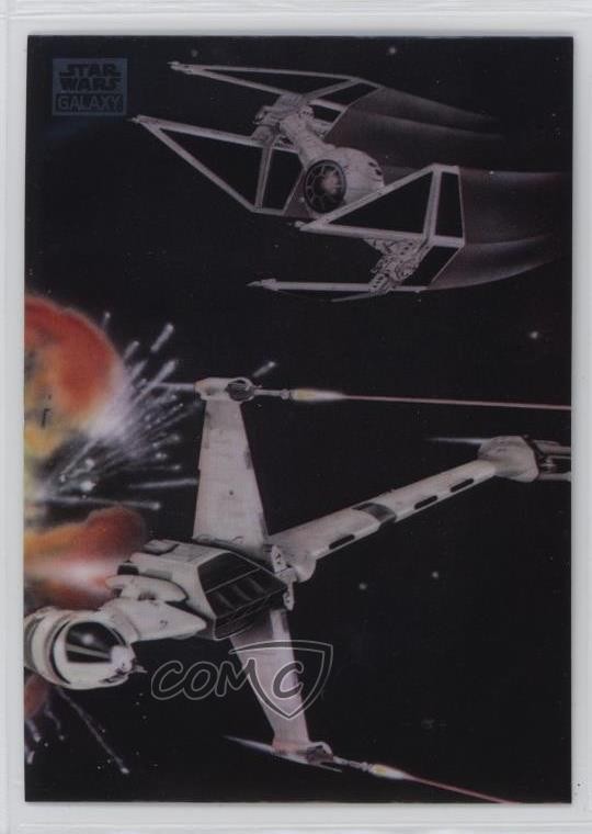 2024 Topps Chrome Star Wars Galaxy B-Wing Fighter TIE Interceptor #21 1bf5