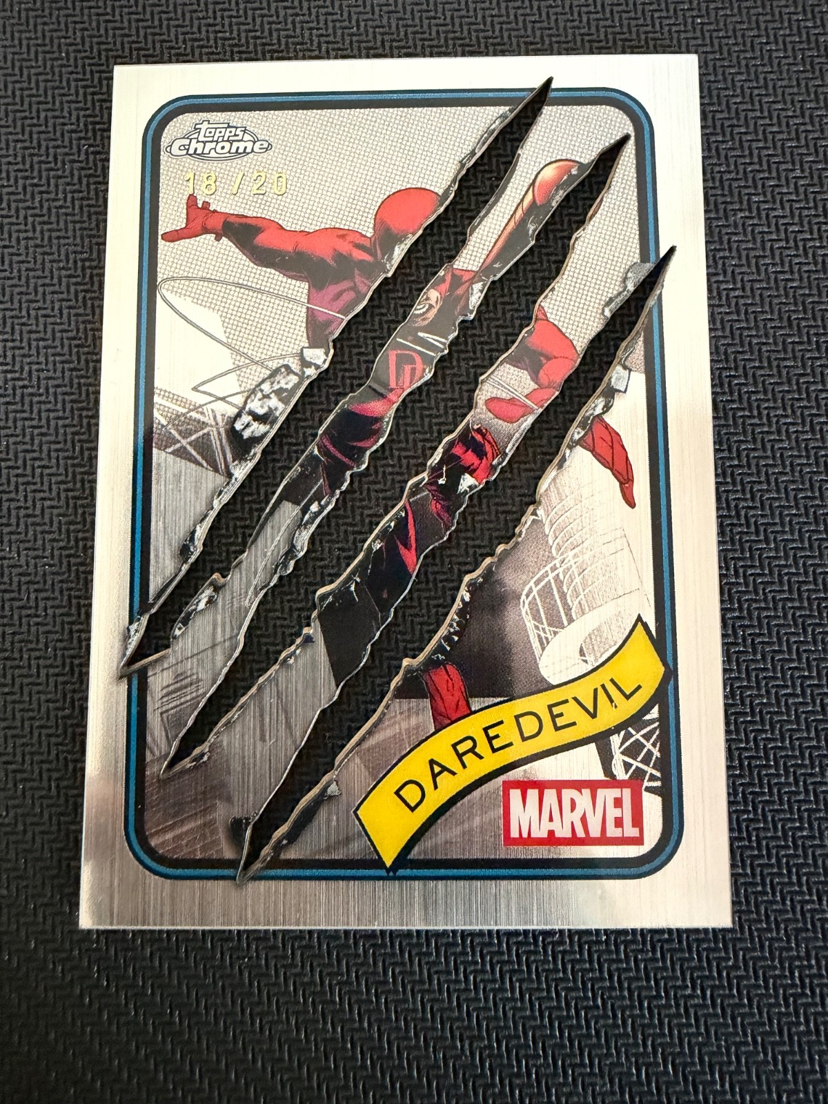 Daredevil - /20 silver clawed #97 - 2025 Topps Chrome Marvel