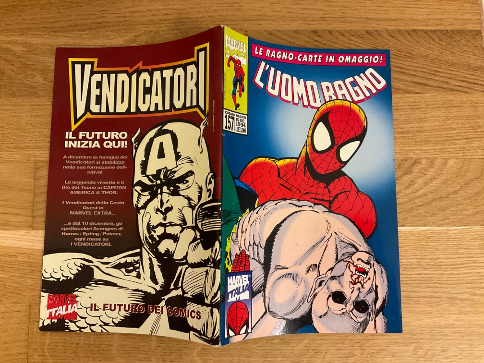 L’UOMO RAGNO n. 157  - 1994 MARVEL COMICS  - NO CARTE - SPIDERMAN MARVEL