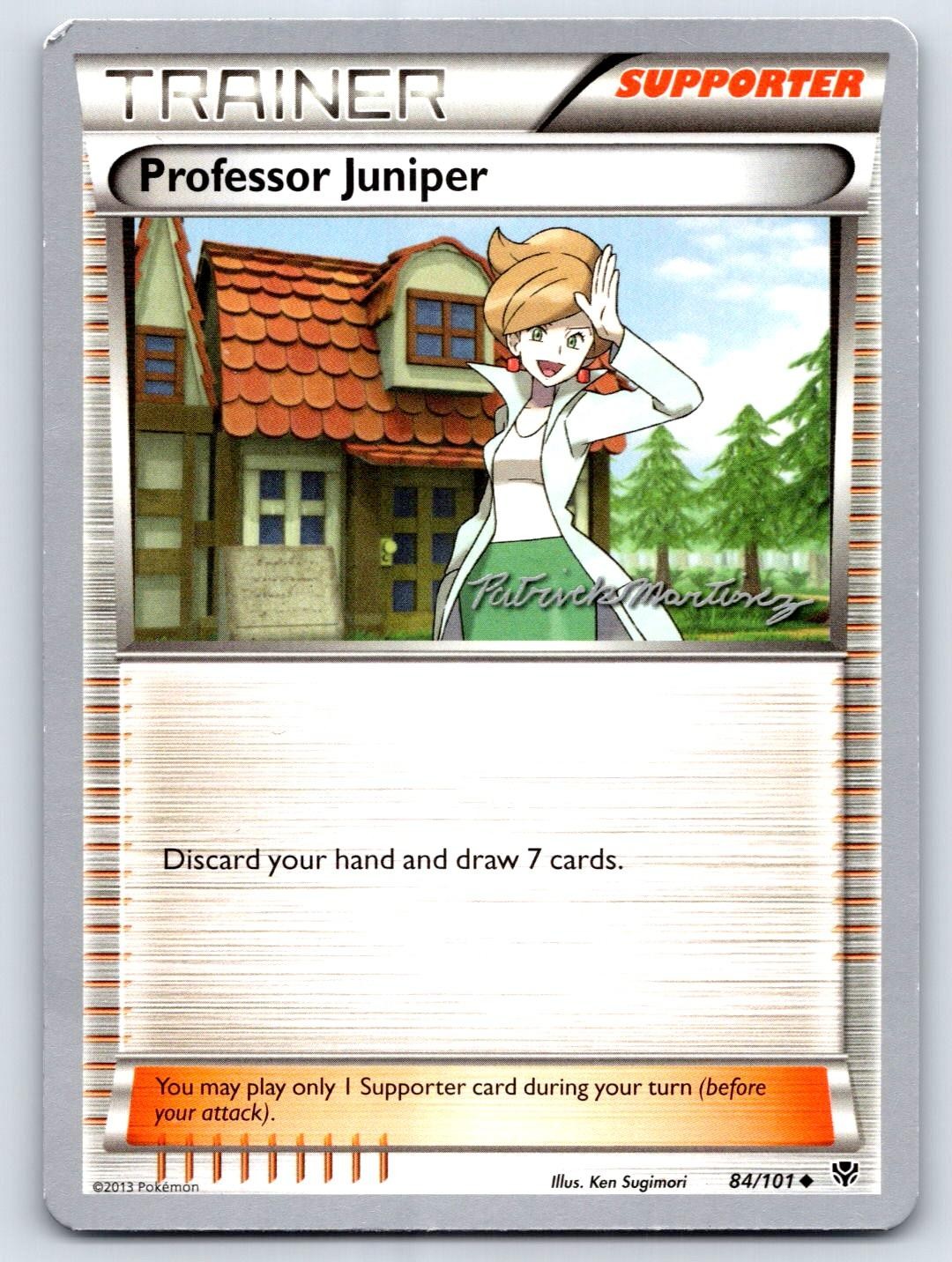 Professor Juniper 84/101 Pokemon esplosione al plasma non comune giocato poco