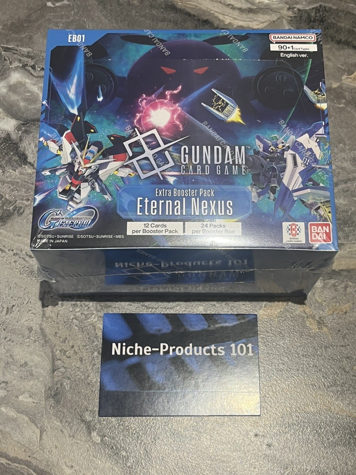 Gundam Card Game: Extra Booster Pack (EB01) Eternal Nexus Booster Box Eng ✨✅🇬🇧